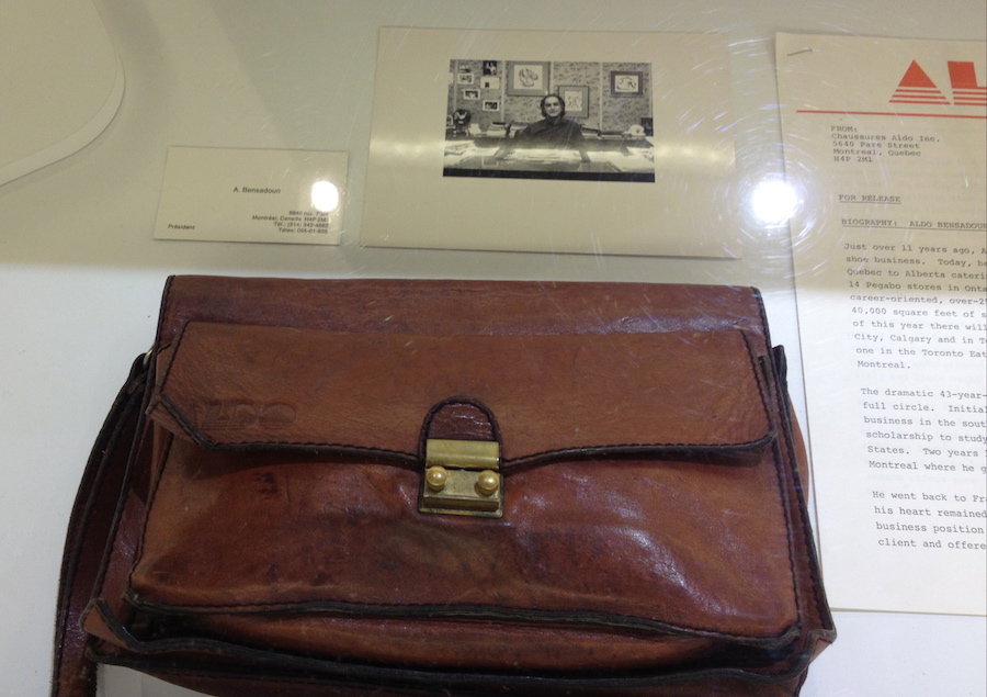 Aldo 40 Vintage leather briefcase