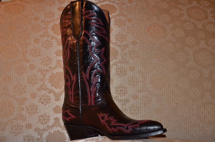 Black Cherry Cowboy Boot - Fabulous Soles Oct 2102
