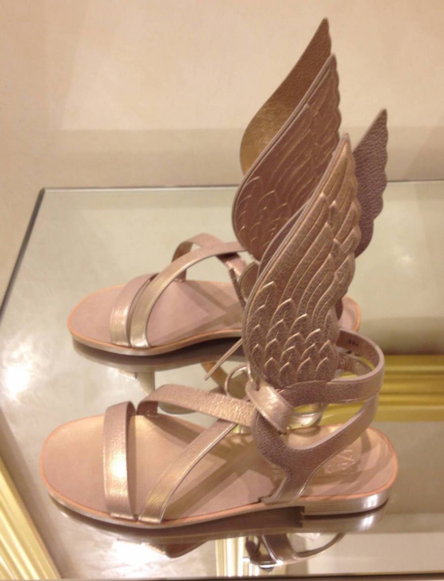 Ferragmo Gold Wing Sandals